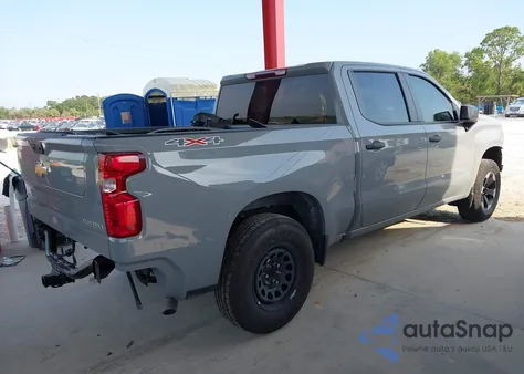 2024 Chevrolet Silverado 1500 4Wd Short Bed Custom from USA, damaged, VIN 3GCPDBEK7RG206000